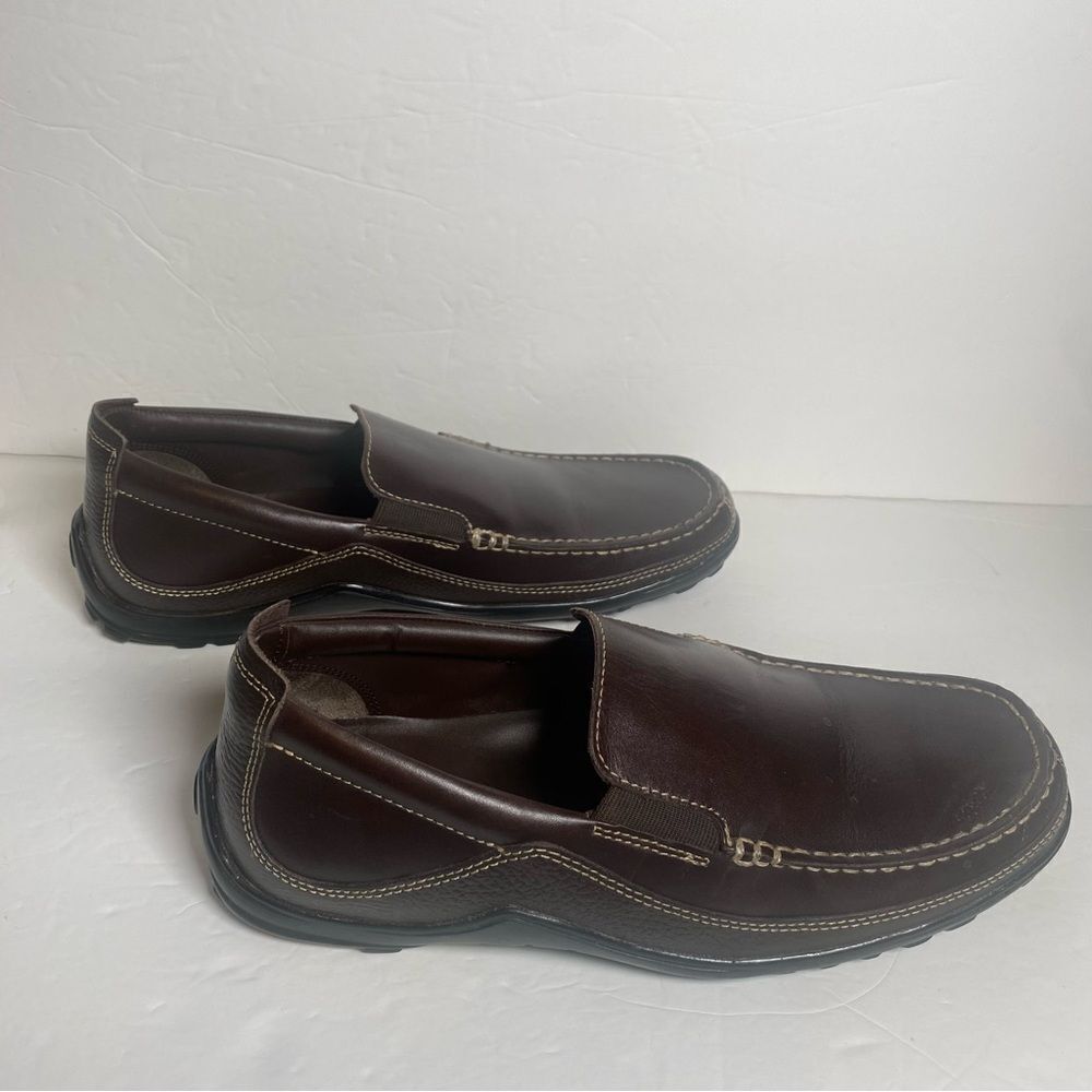 Cole Haan Brown Leather Tucker Venetian Slip On Loafers Like New Condition S-9M